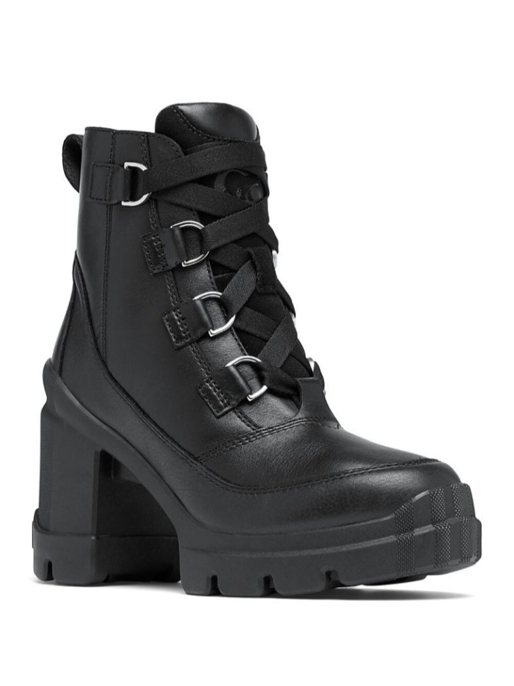 Sorel Women's Caribou X Heel Lace up Boots Black Size 10M